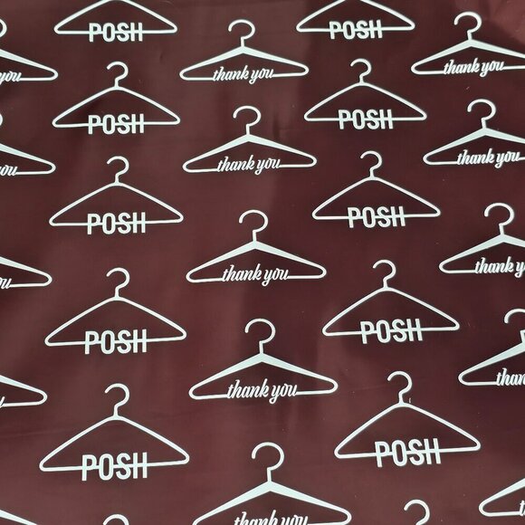 Poly Mailers 10x13 (25) New Posh Clothes Hanger Thank You Shipping Bags - Picture 2 of 2